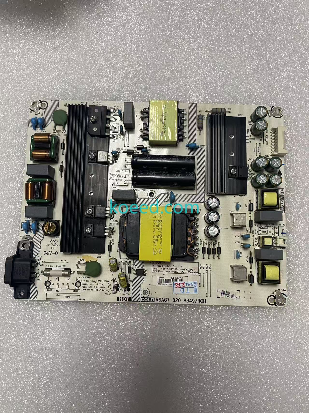 RSAG7.820.7748/RO power supply board side view