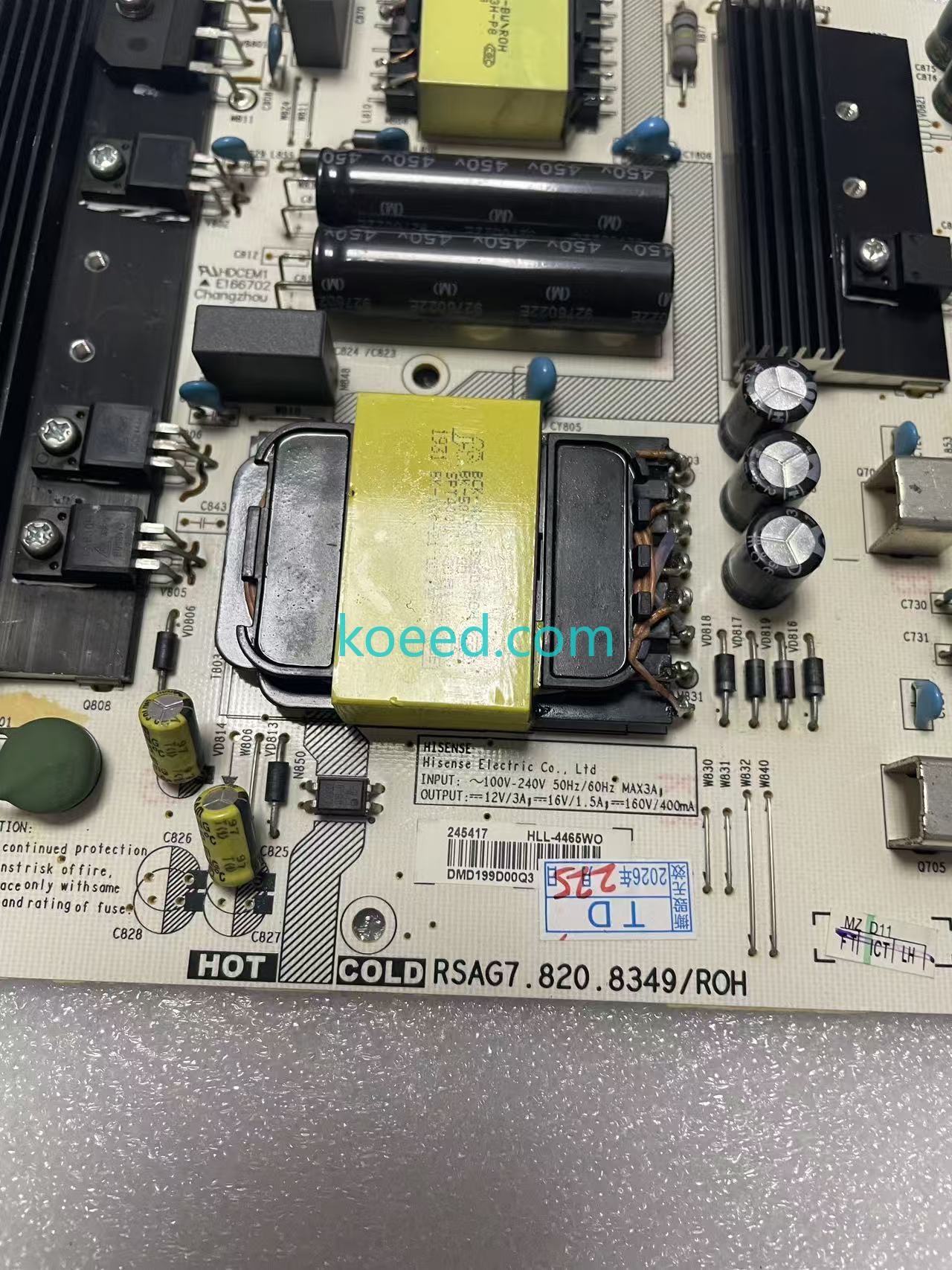 Board connection points and terminals