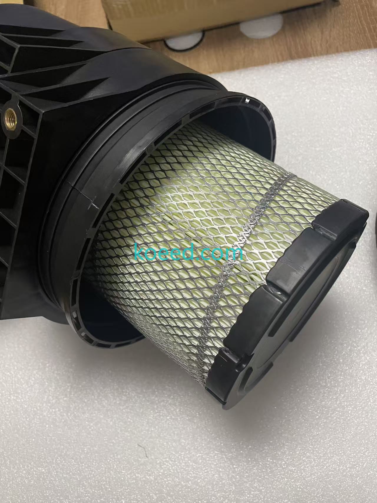 Kobelco Air Filter Housing Assembly Internal View
