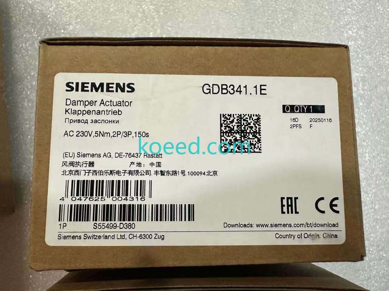 GDB341.1E Technical Details