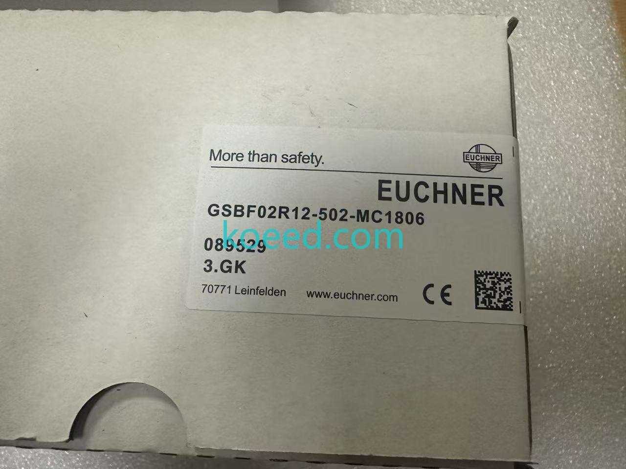 Euchner GSBF02R12-502-MC1806 Label Details