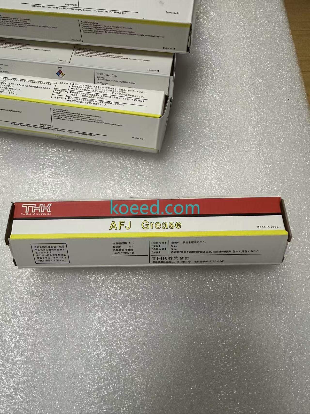 THK AFJ Grease 70g Tube - Front View