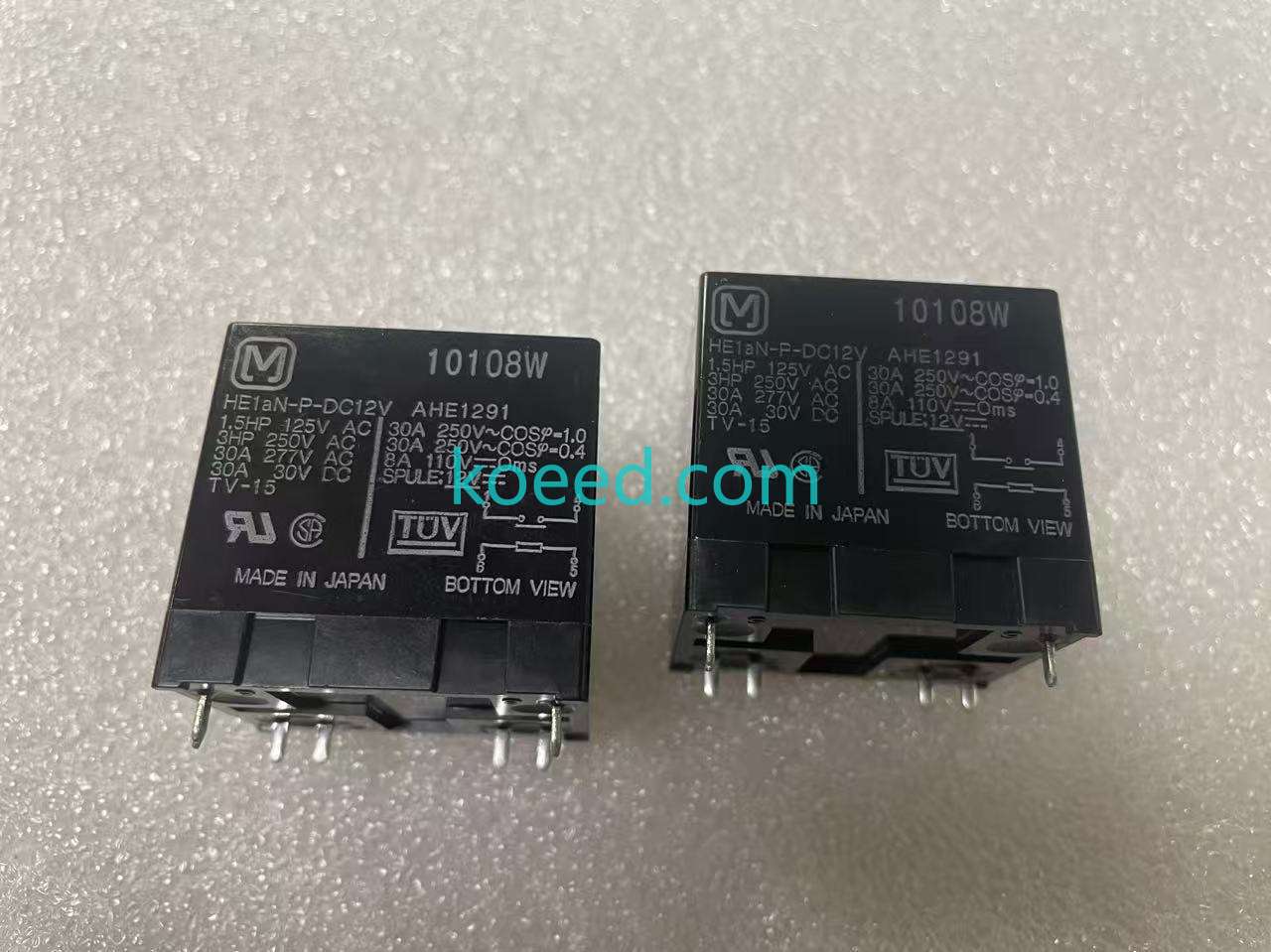 HE1AN-P-DC12V Top View