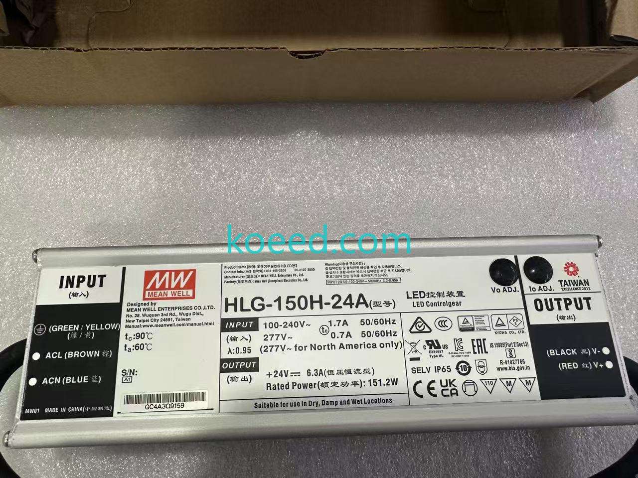 HLG-150H-24A Mean Well Switching Power Supply