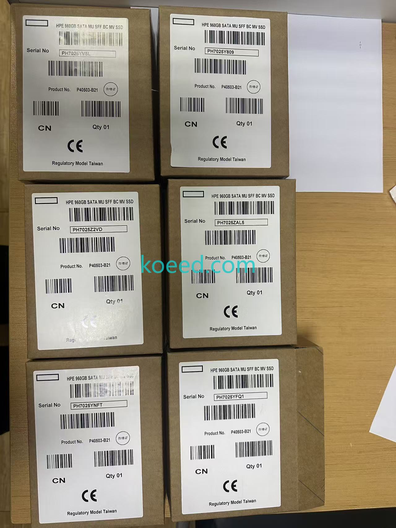 HPE P40503-B21 SSD Packaging