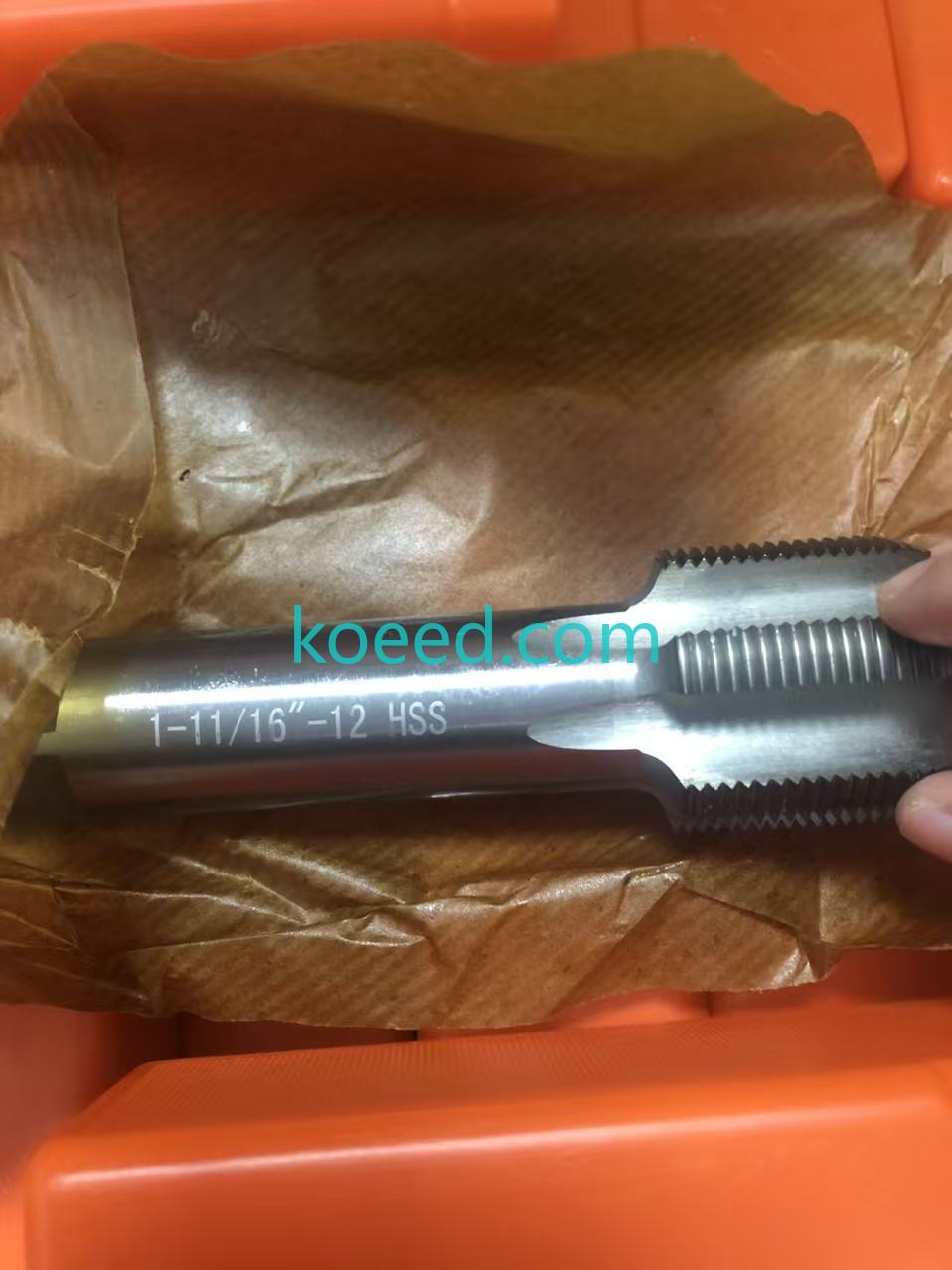 HSS 1-11/16 x 12 Drill Bit - Packaging