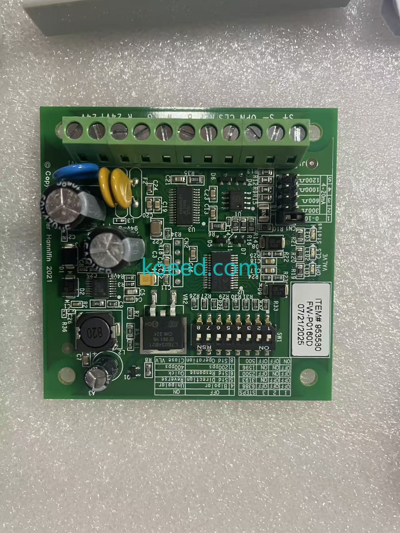IB-G 953580 Interface Board Dimensions