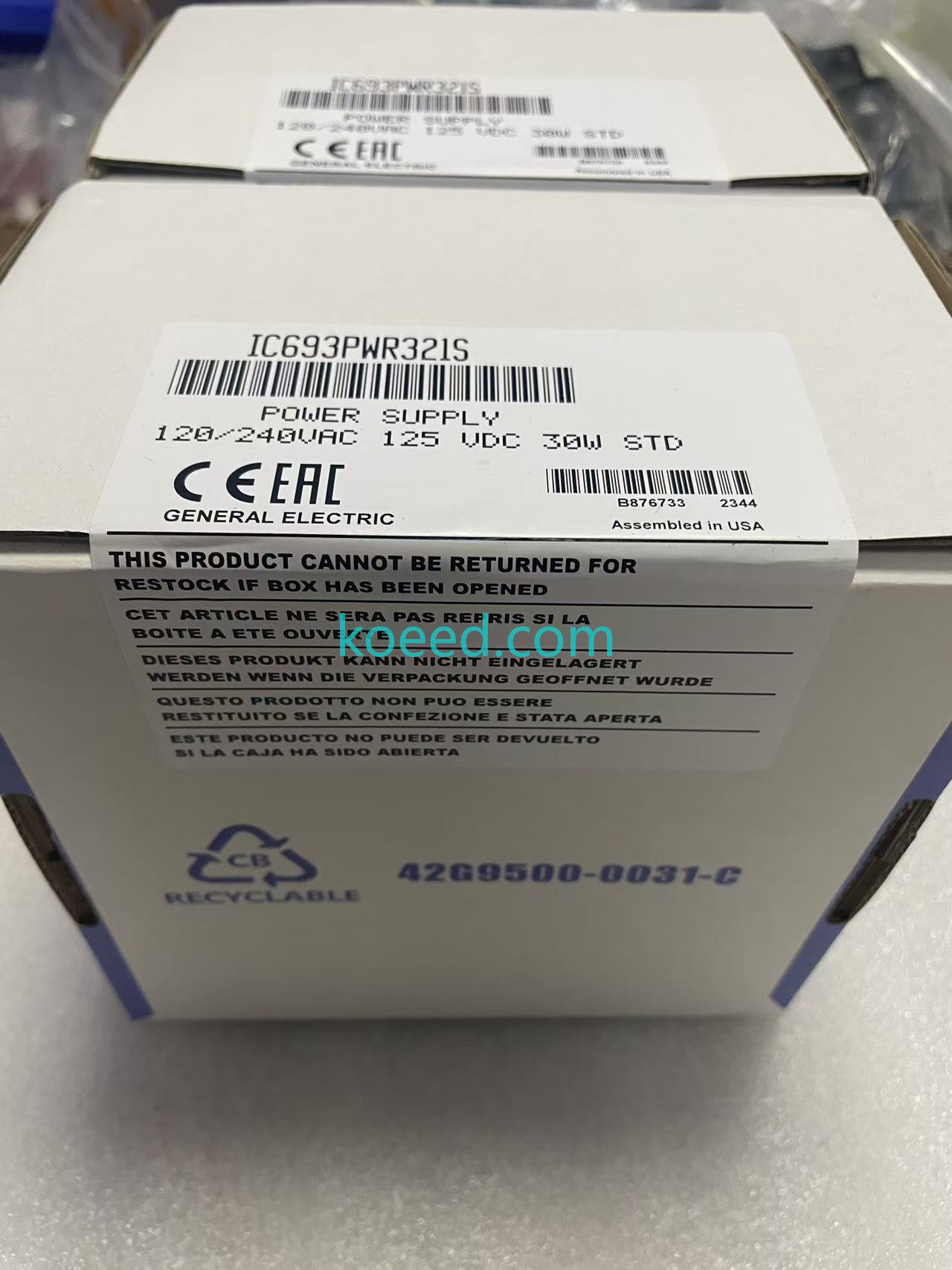 IC693PWR321 Installation View