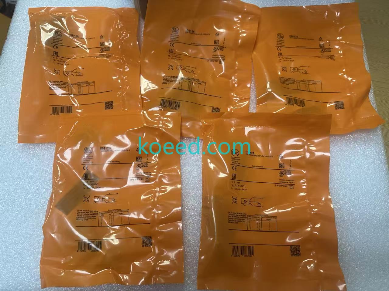 IFM IG6126 Proximity Switch Sensor Front View
