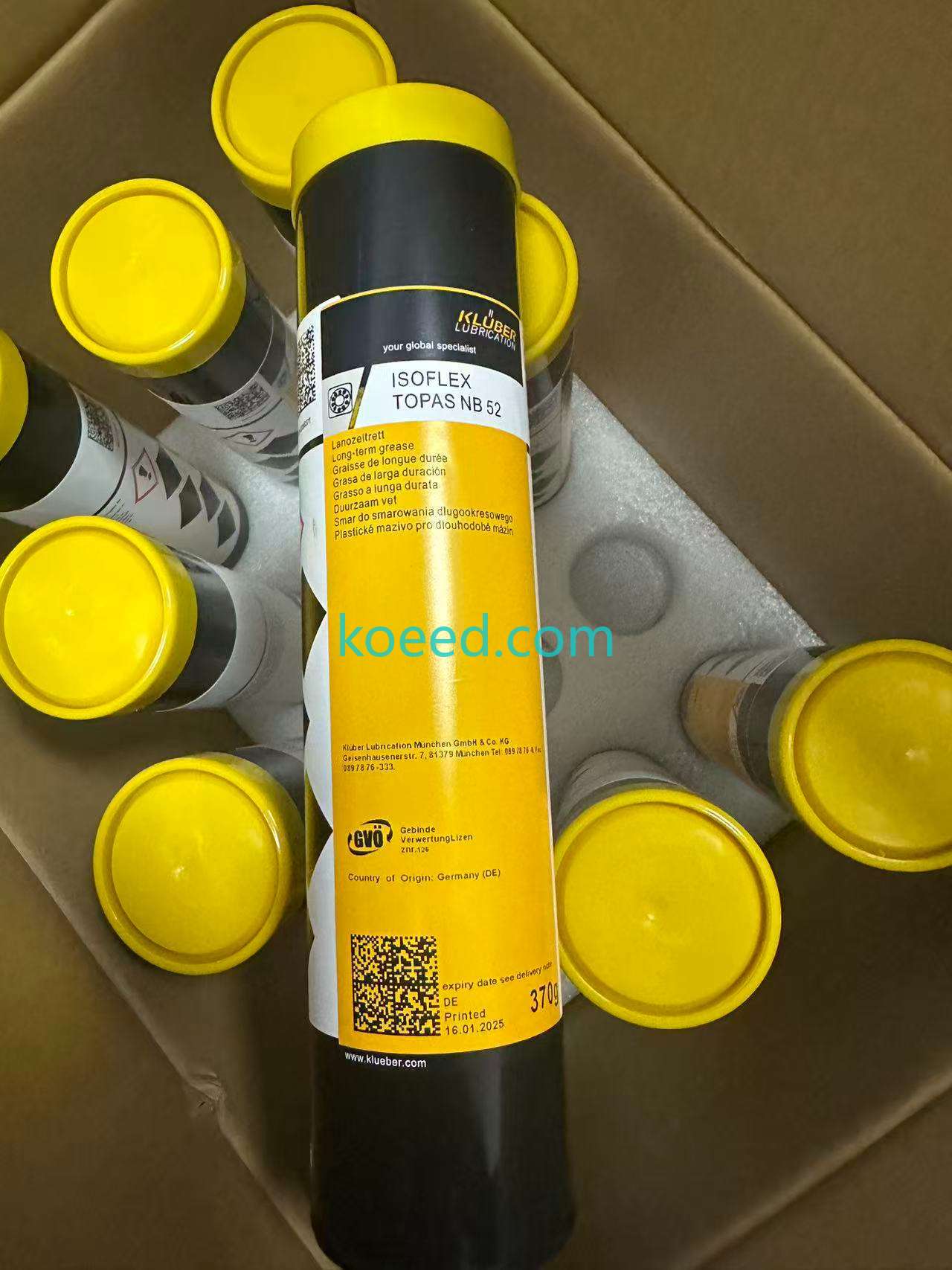 ISOFLEX TOPAS NB 52 quality certification