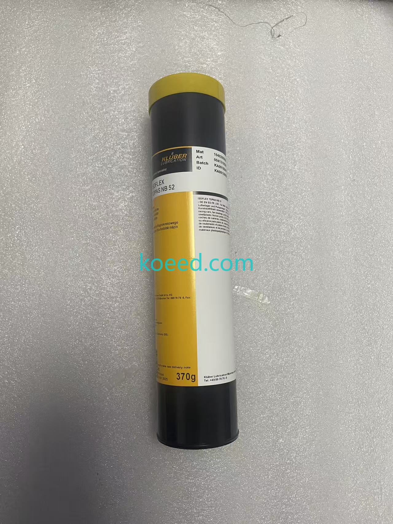 ISOFLEX TOPAS NB 52 laboratory testing