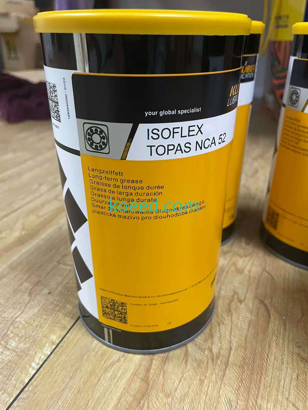ISOFLEX TOPAS NCA52 Quality Certification