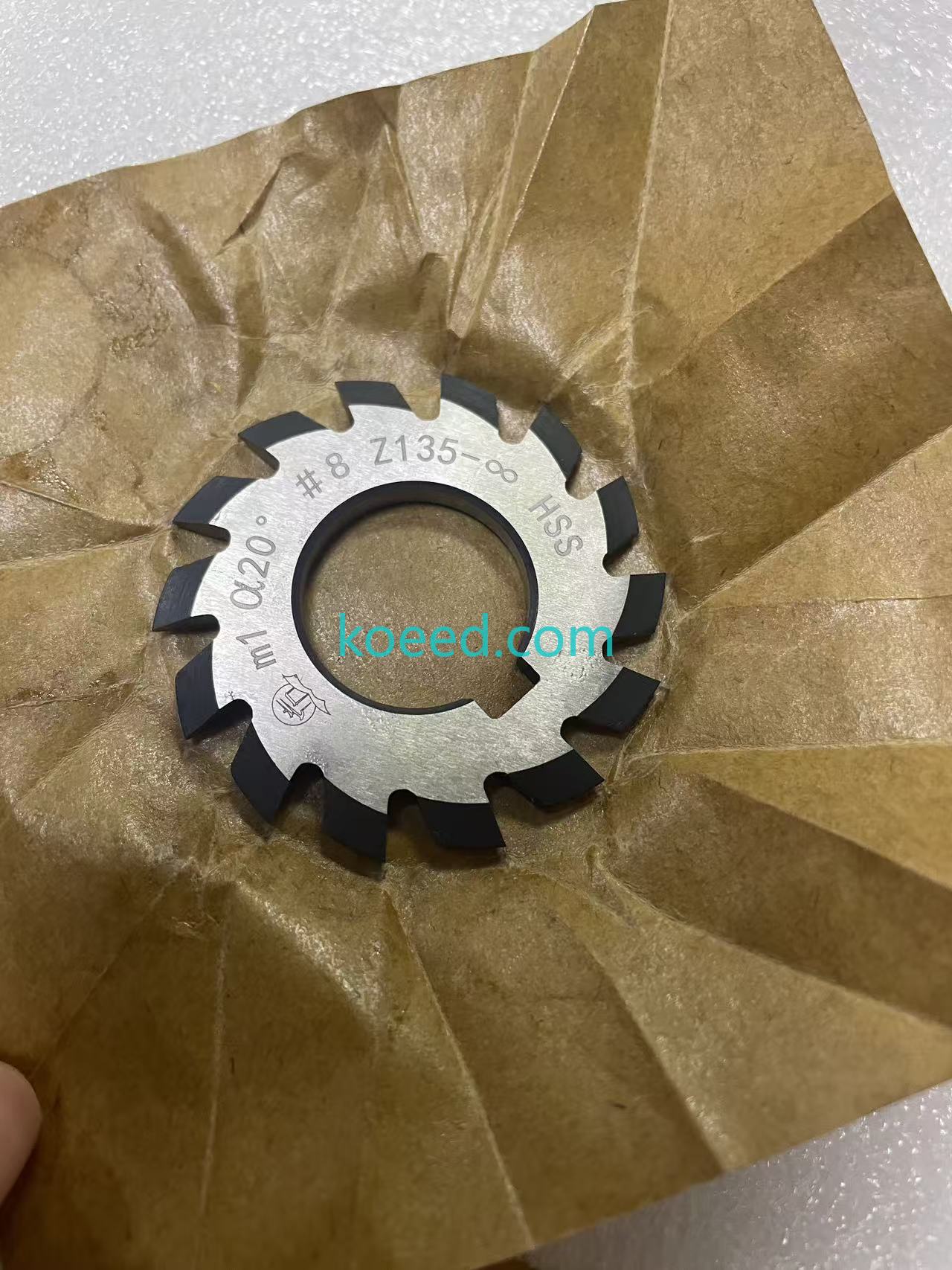 Involute Gear Cutter - Precision Ground Tooth Profile Detail
