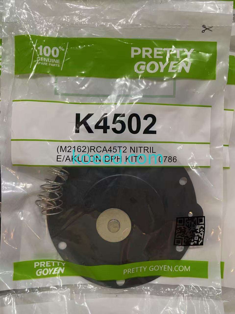 Goyen K4502 Repair Kit Packaging