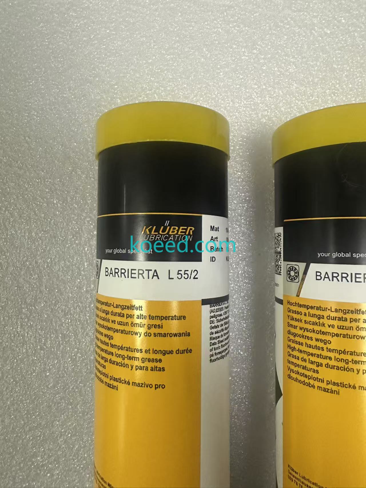 Klüber BARRIERTA L 55/2 Grease Front View