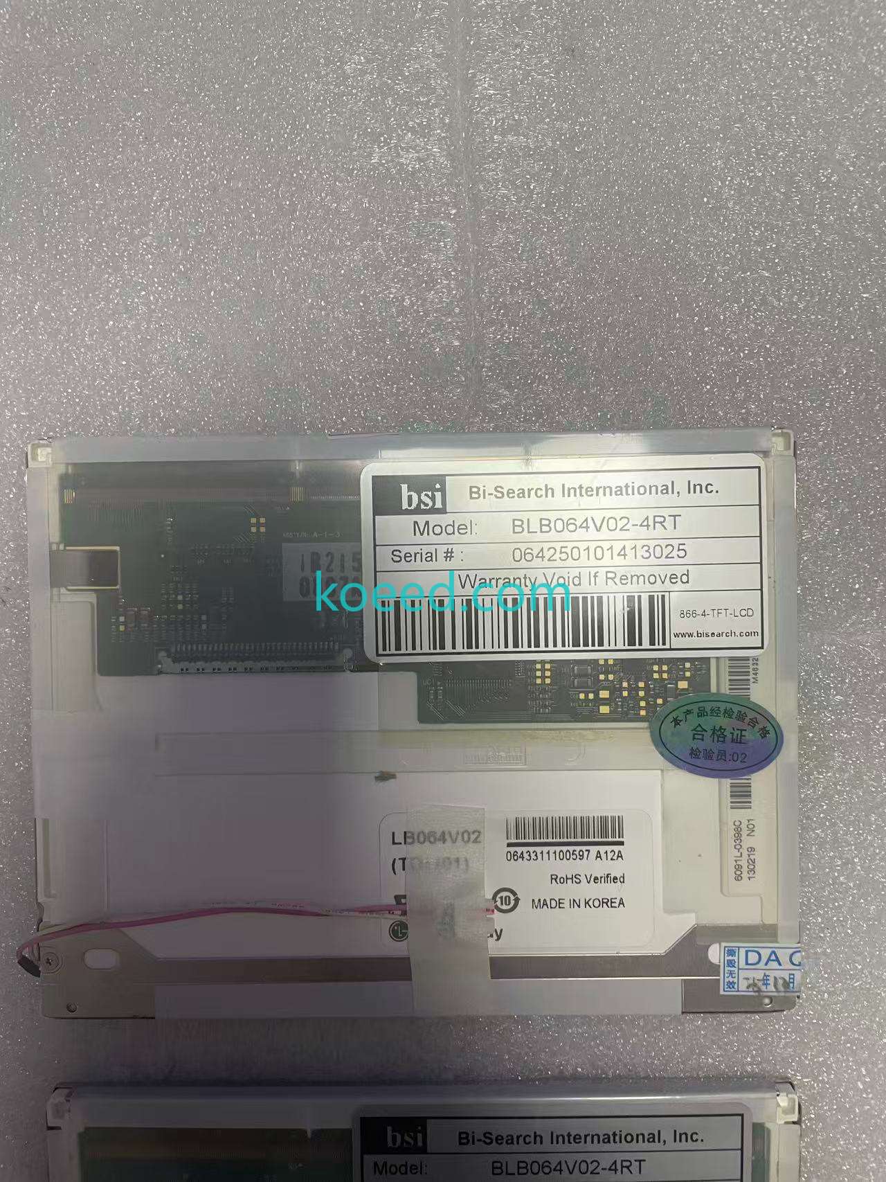 LB064V02-TD01 - Product View