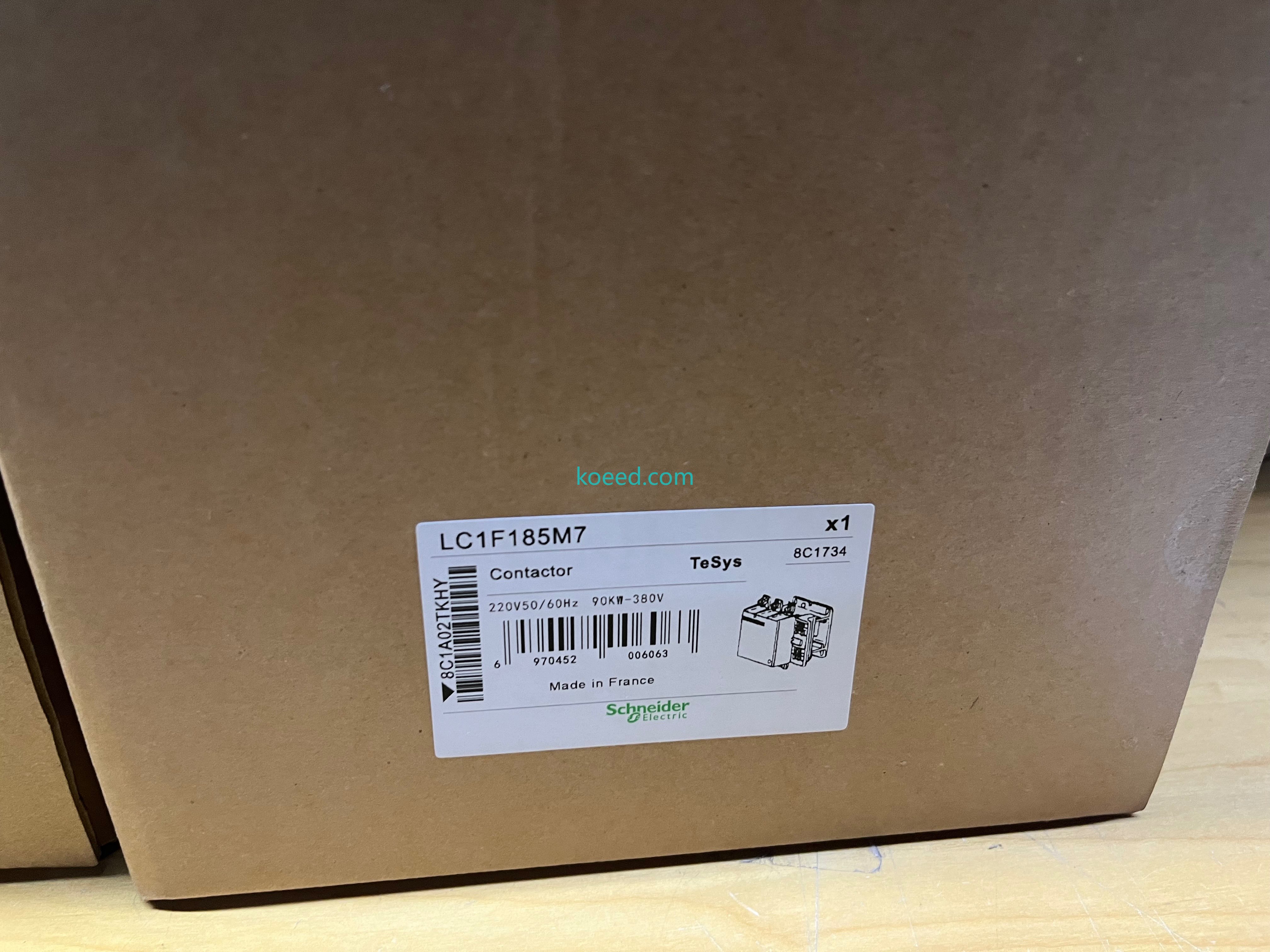 Schneider LC1F185M7 TeSys F Contactor — Front View
