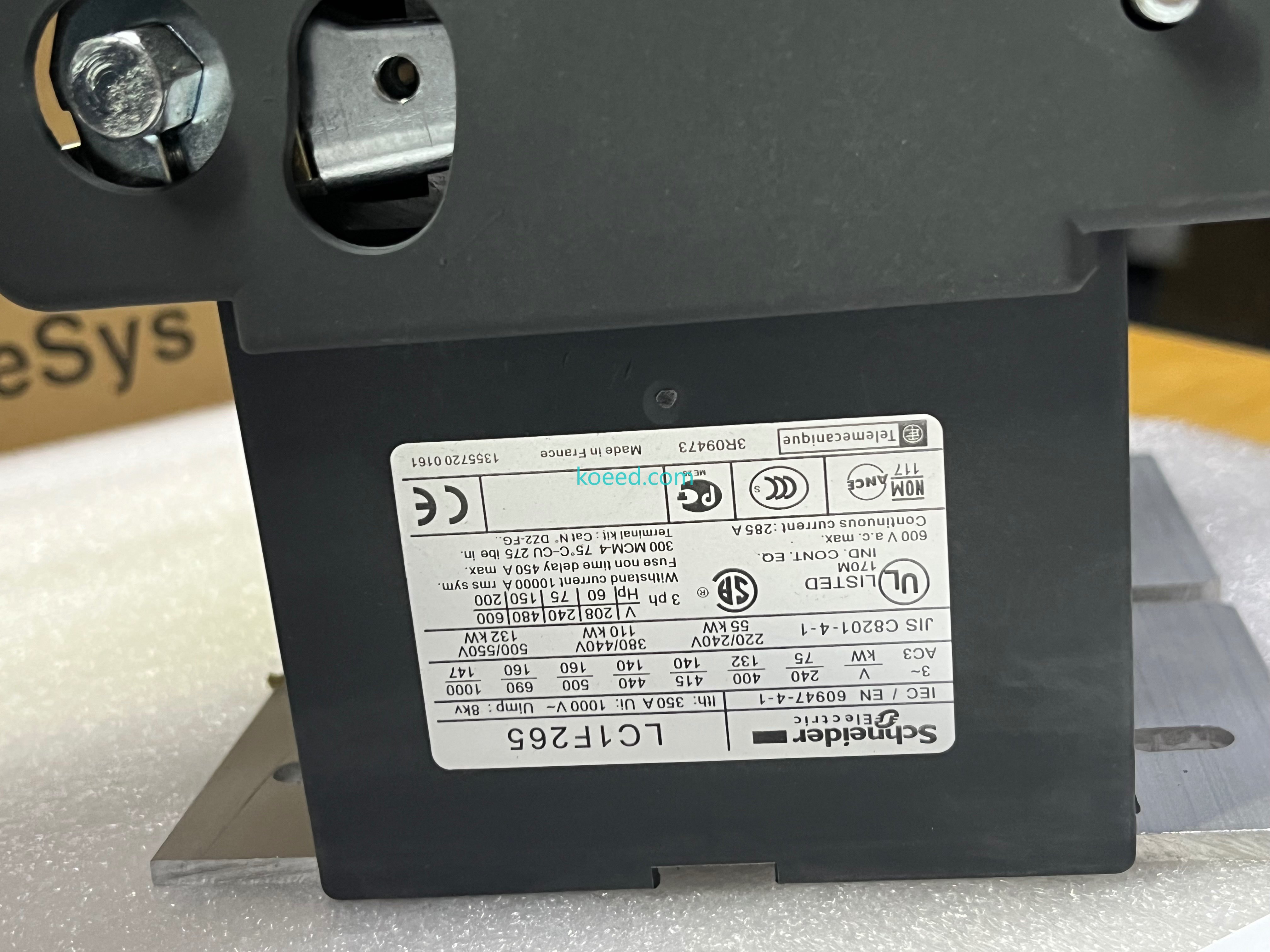 Schneider LC1F265M7 — Complete Unit Overview
