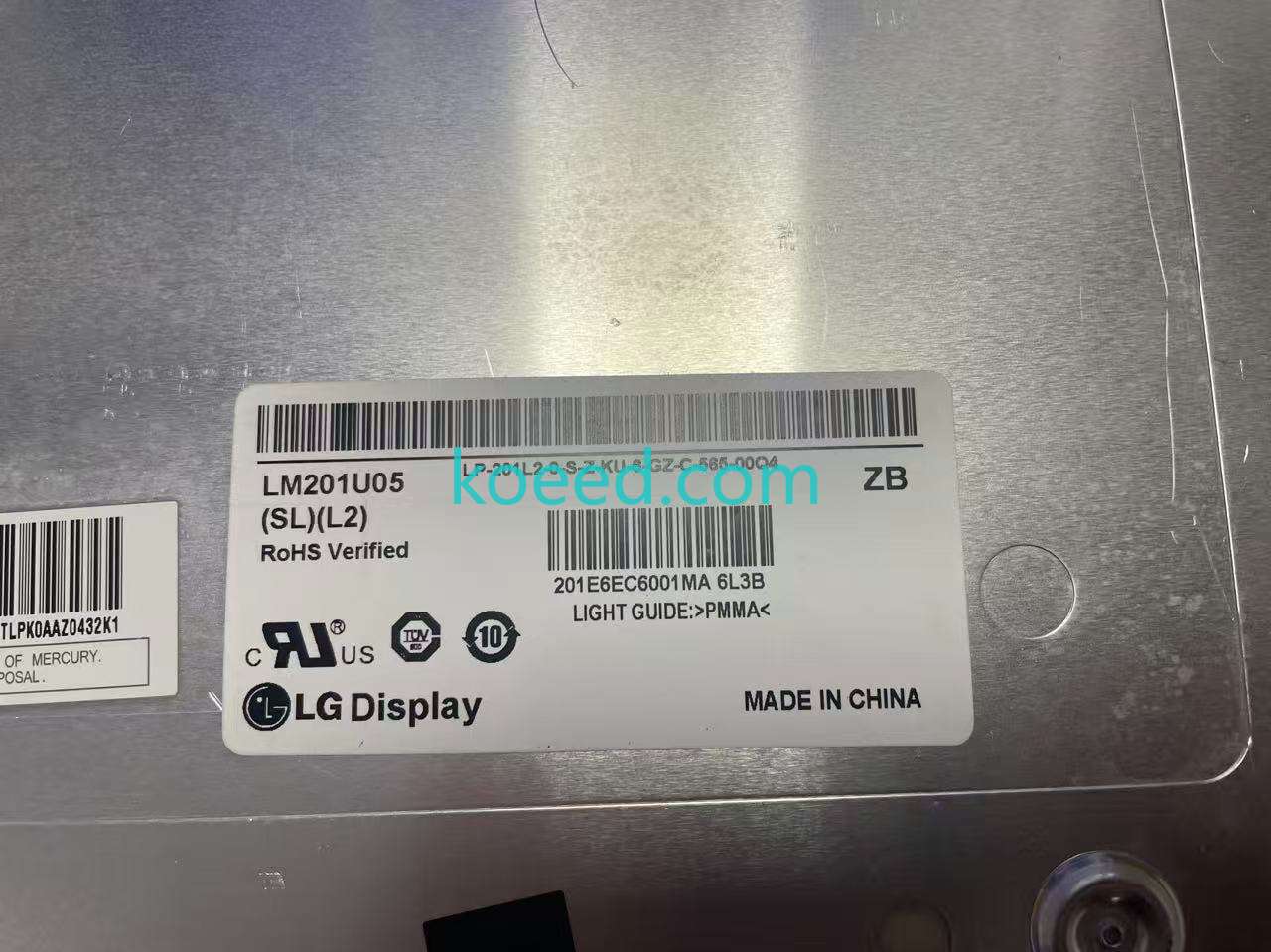 LM201U05-SLL2 - Product View