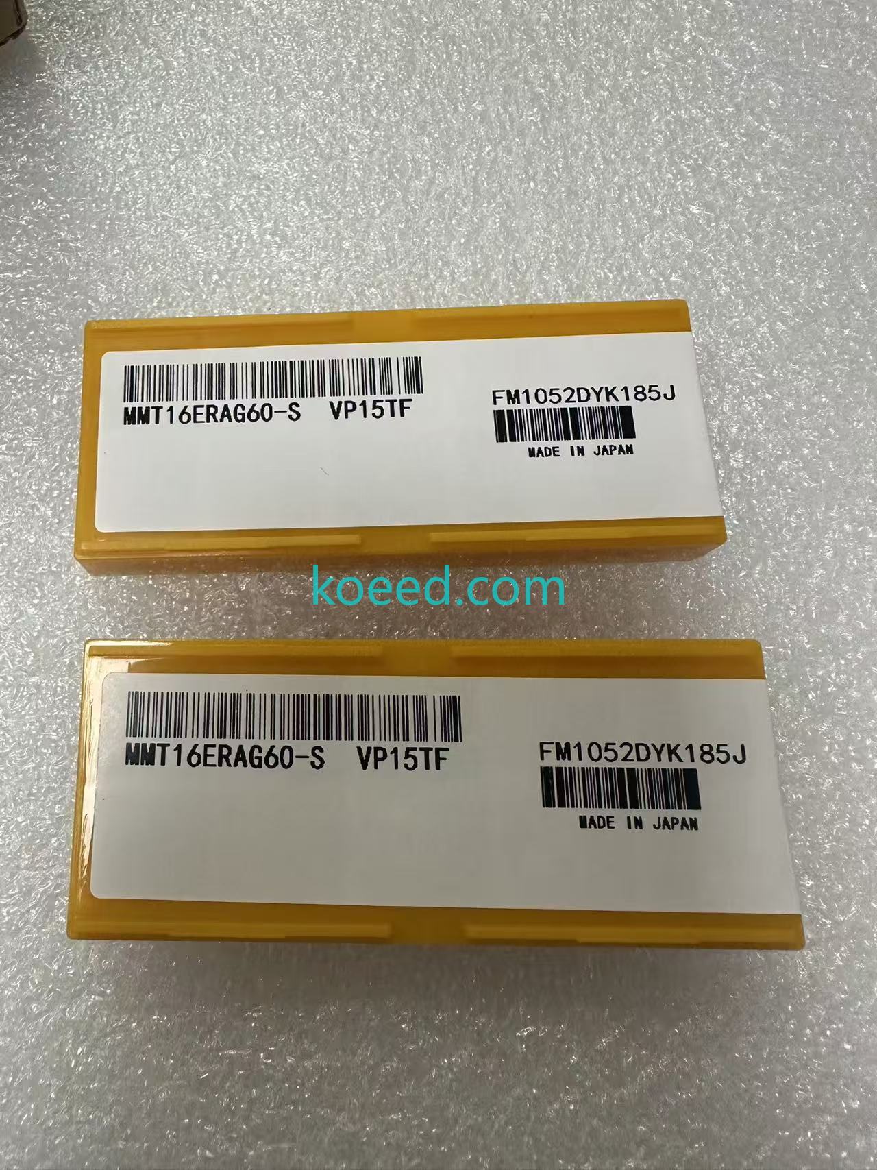 MMT16ERAG60 S VP15TF - Complete 10-piece set in original Mitsubishi DiaEdge packaging