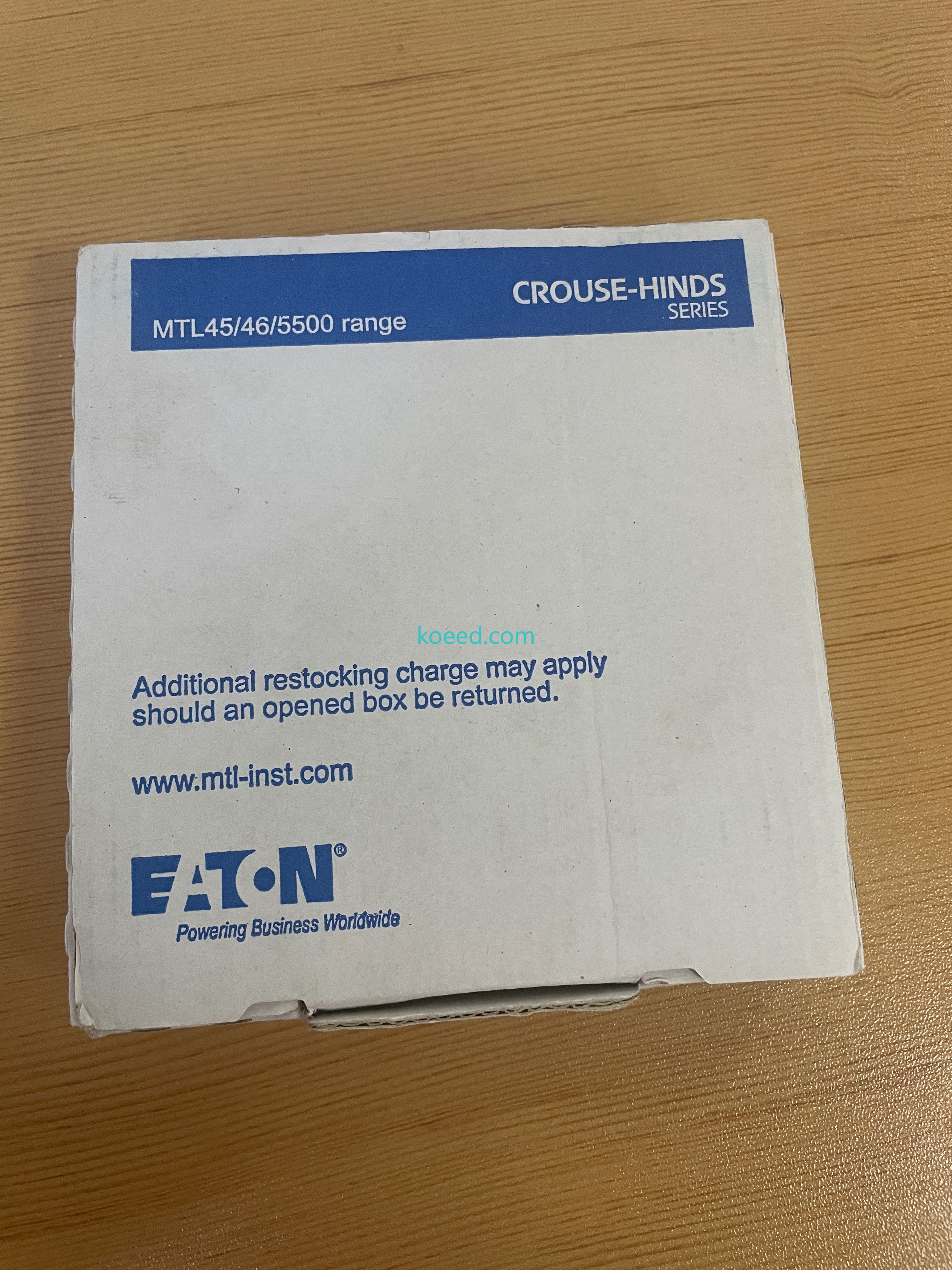 Eaton MTL5531 Safety Barrier — Front View