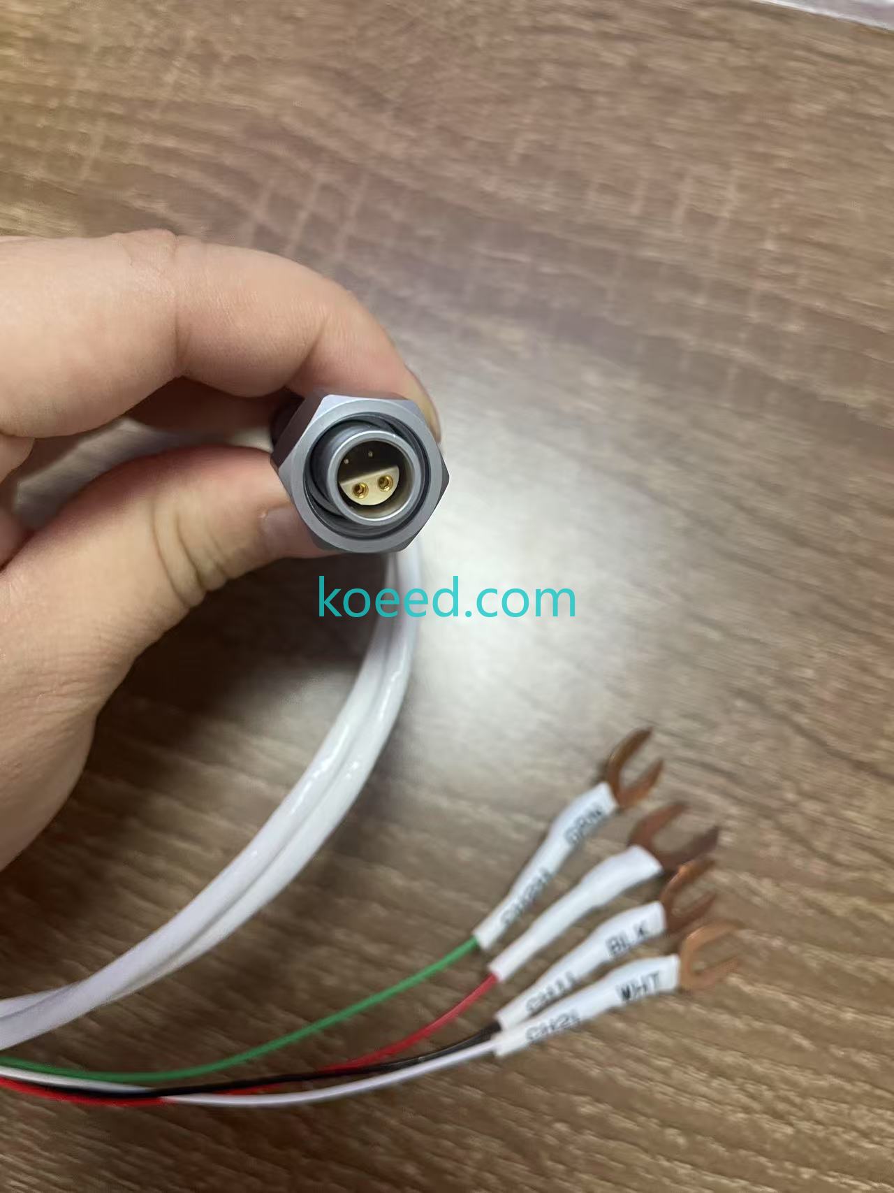 Murrelektronik 7000-40341-6340100 M12 LED PUR Meter Cable — 1 Meter, A-coded, with 3×LED PNP diagnostics