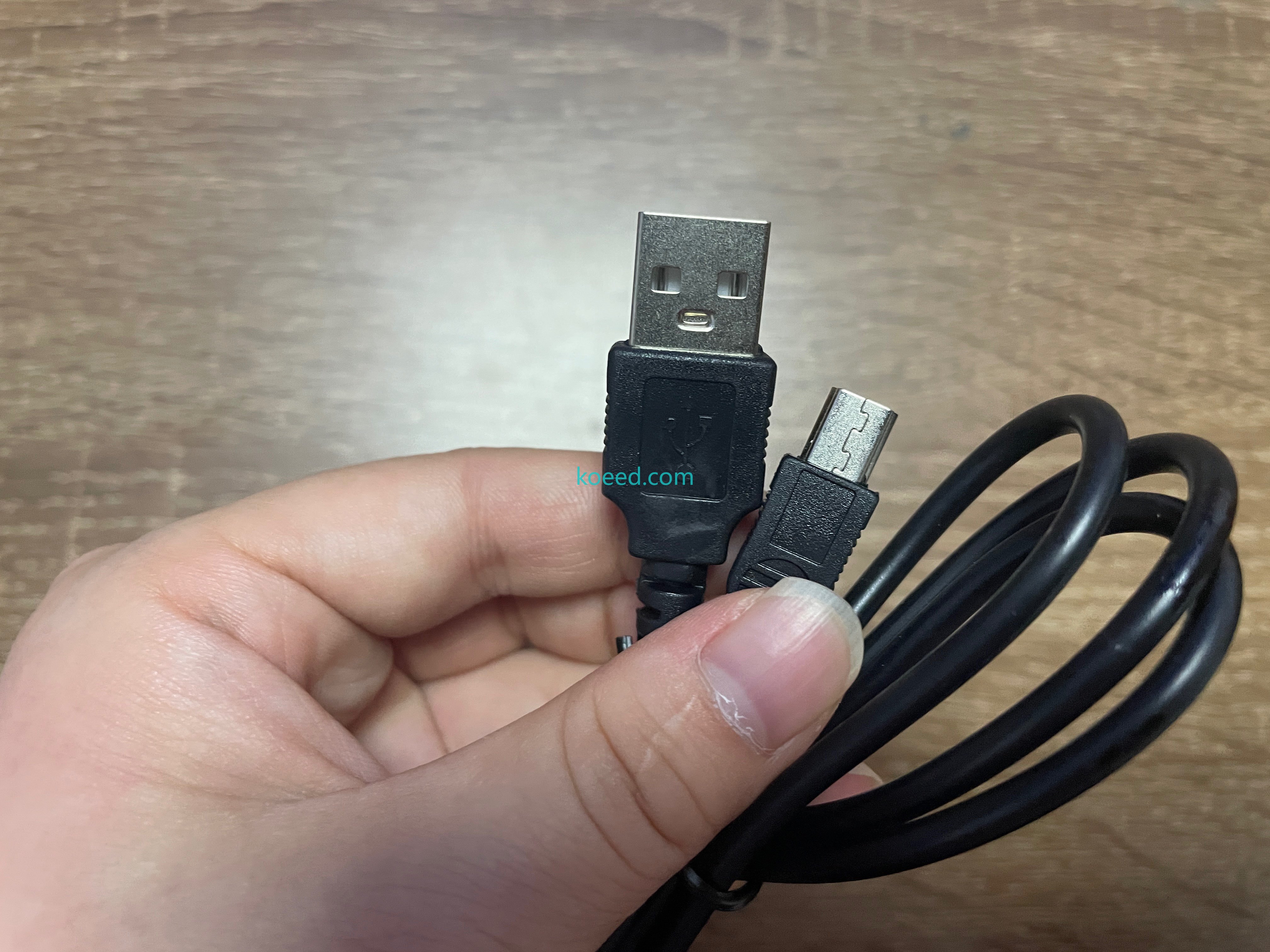 Mini USB to USB-A Converter — Side Profile