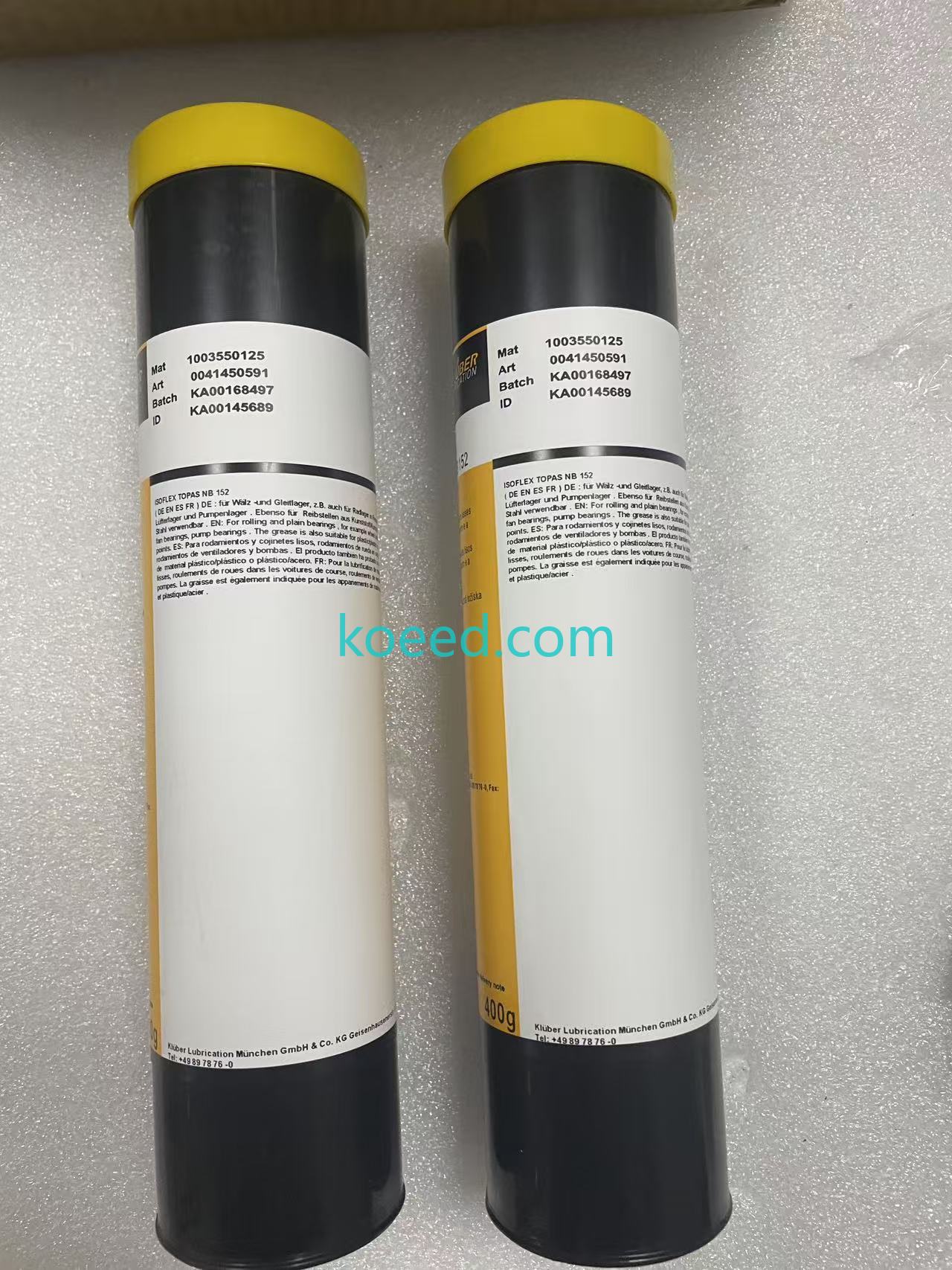 Klüber ISOFLEX TOPAS NB 152 - Full Product Shot