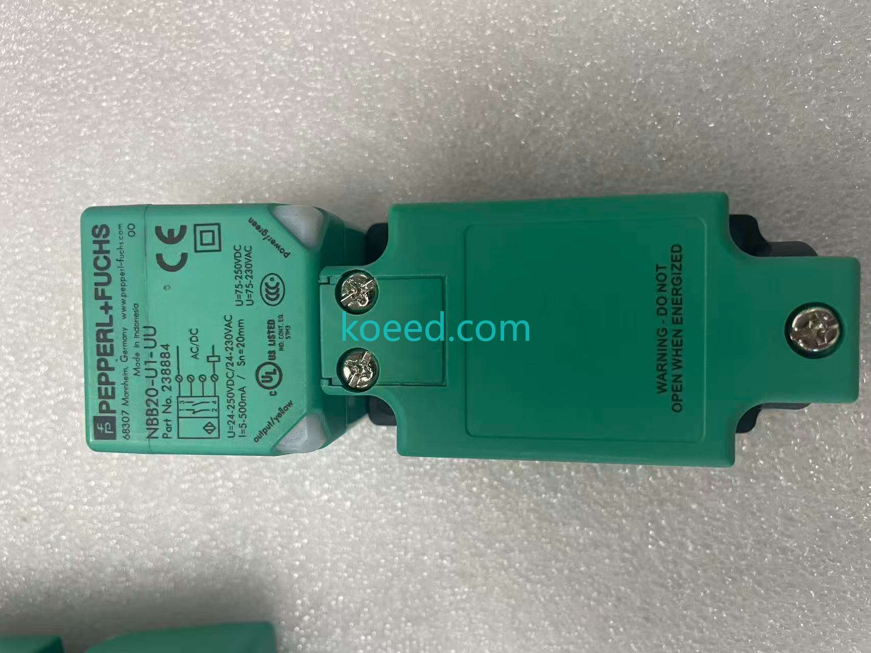 NBB20-U1-UU 238884 — Top Angle
