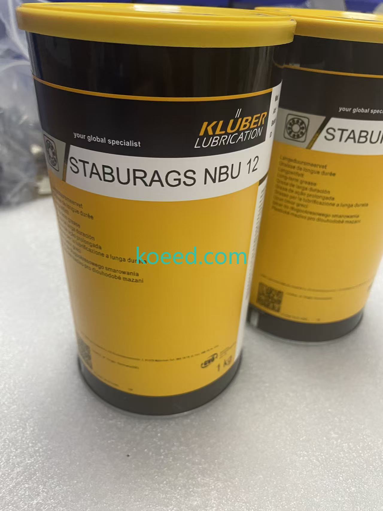 STABURAGS NBU 30 PTM label and batch information