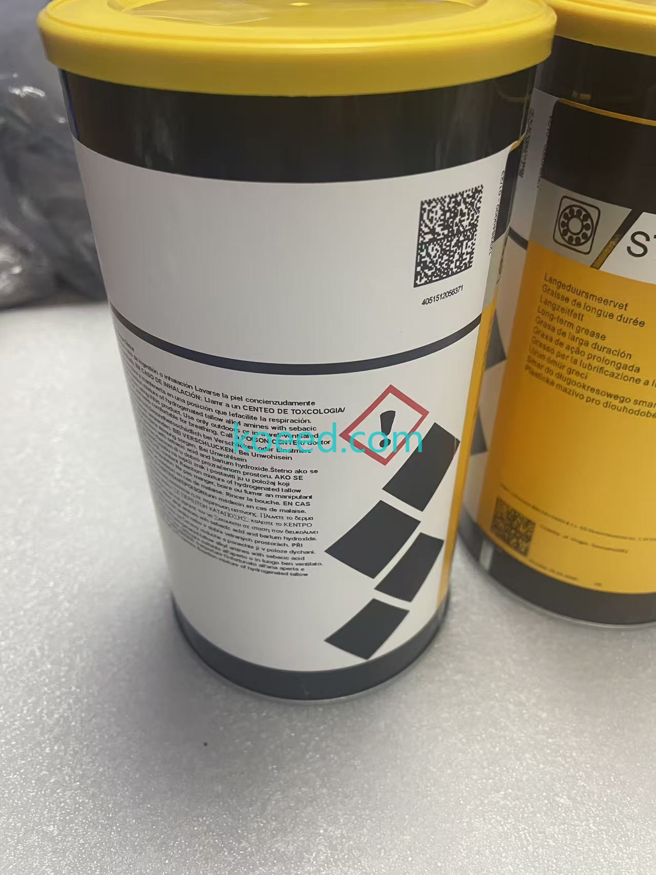NBU 30 PTM grease container detail view