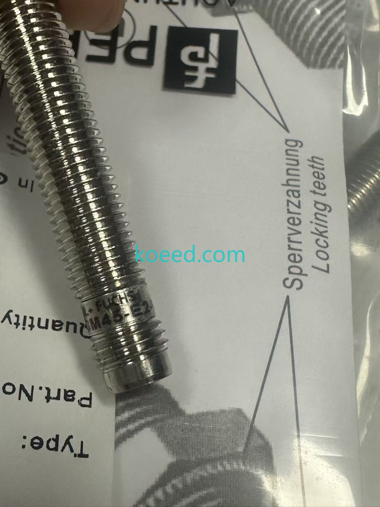 NEN6-8GM45-E2-V3 Packaging & Label