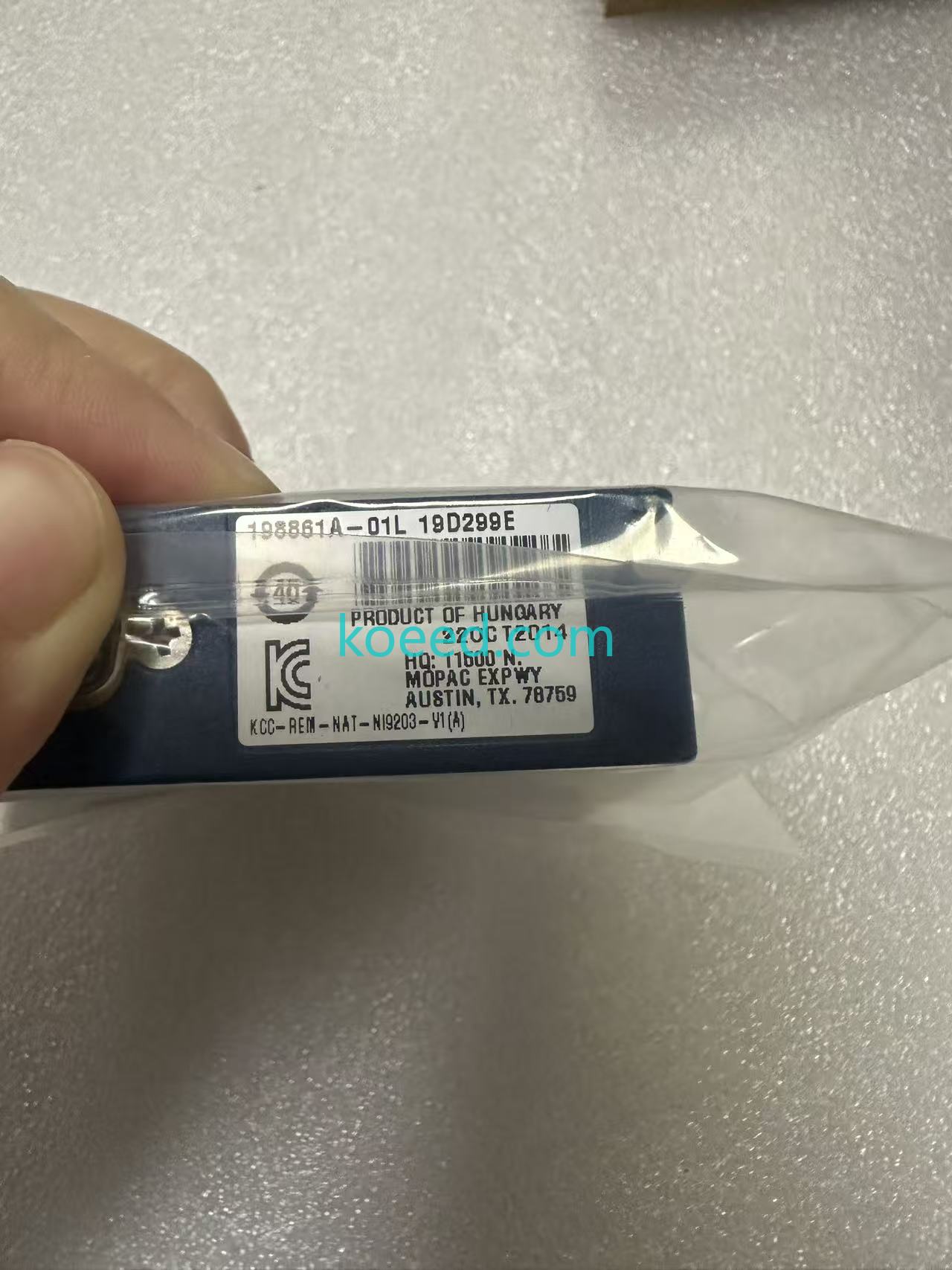 NI 9203 PCB and internal component detail