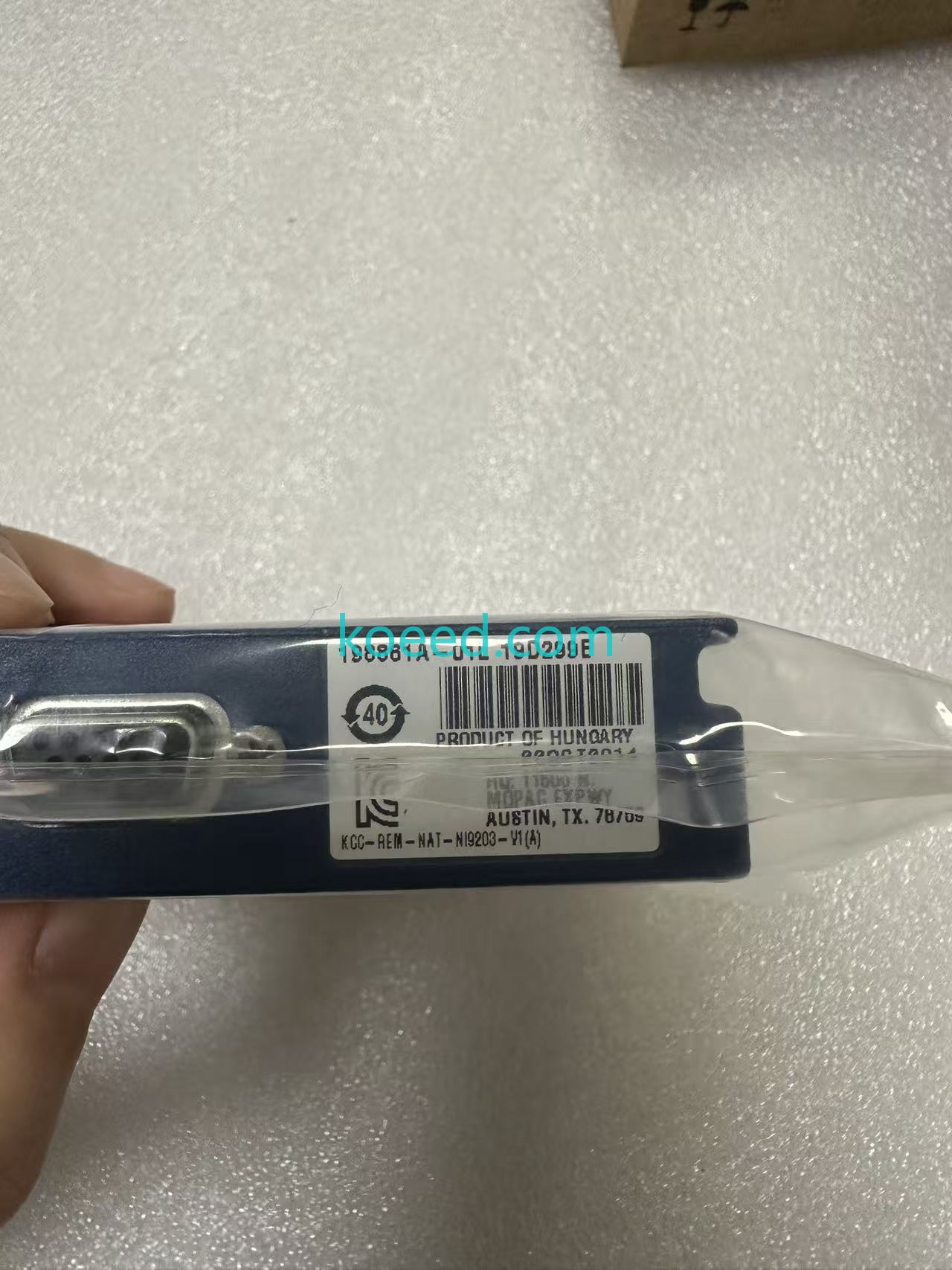 NI 9203 connector pinout and wiring detail