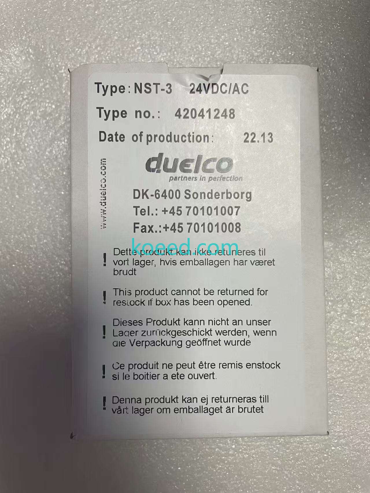 NST-3 - Product View