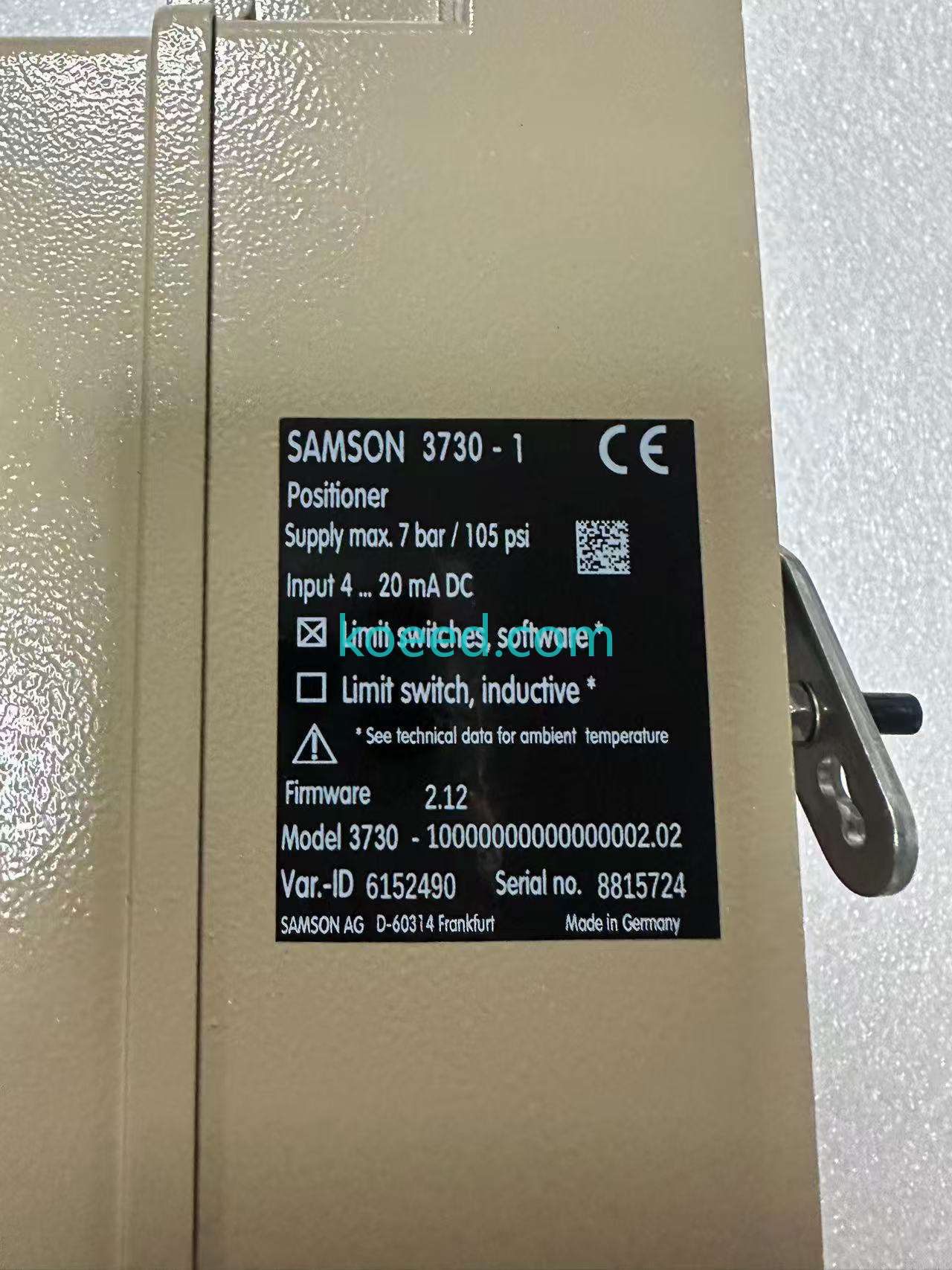 SAMSON3730-1 - Product View