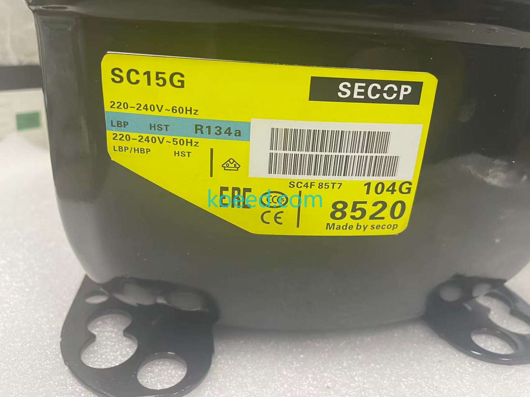 Secop SC15G 104G8520 compressor full assembly