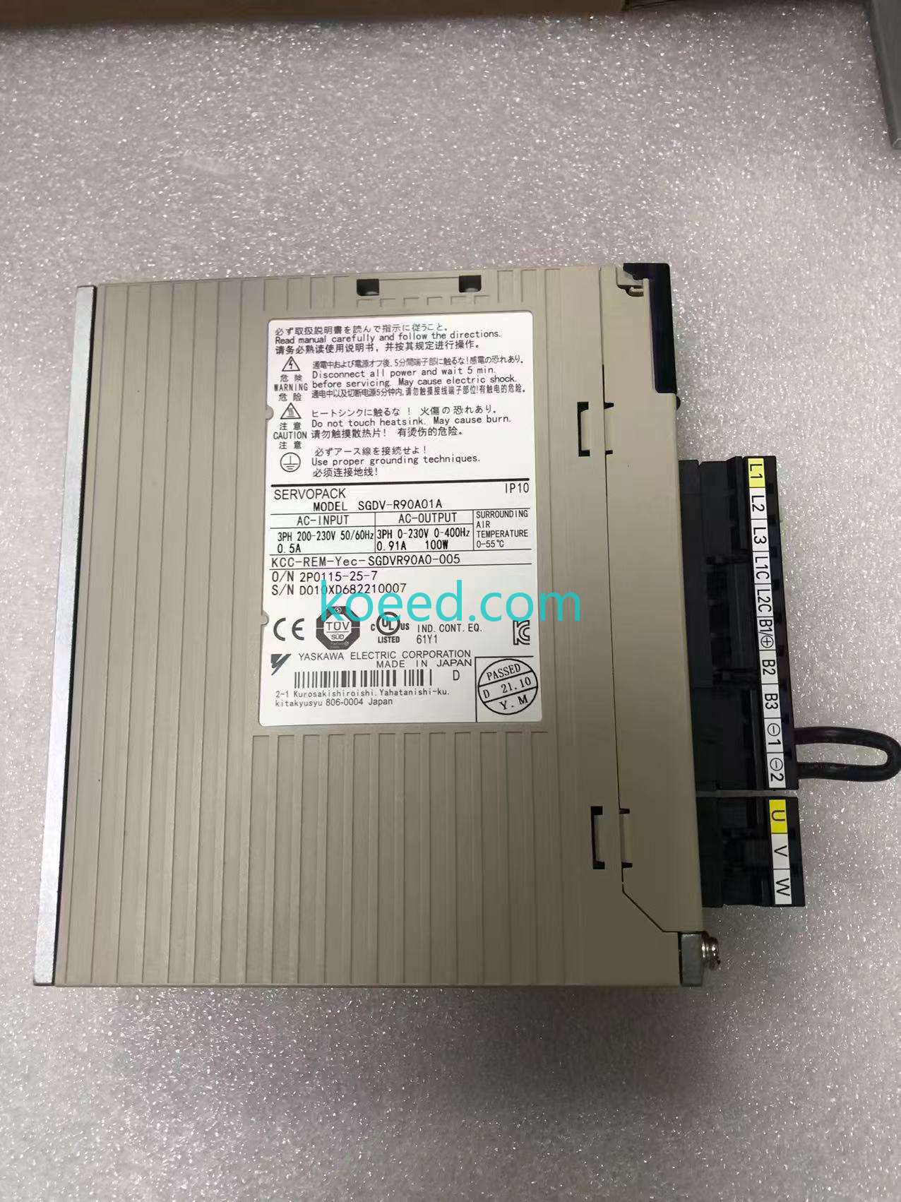 SGDV-R90A01A - Product View