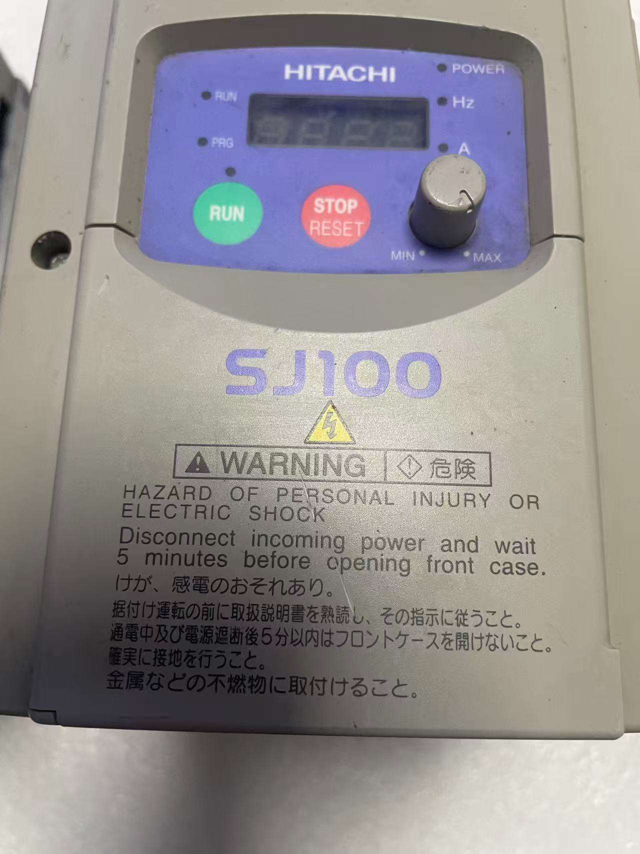 Hitachi SJ100-040HFE rear mounting surface