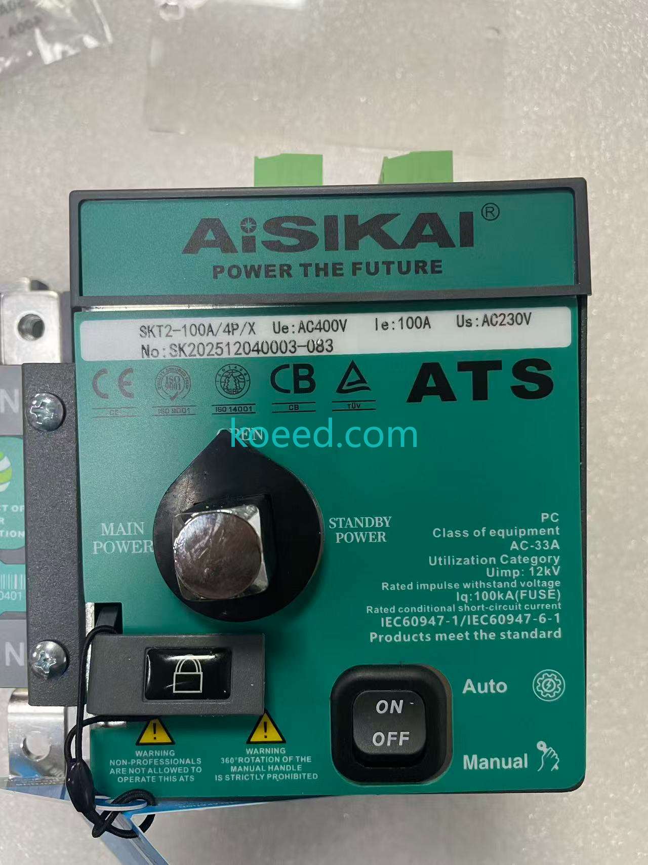 SKT2-100A/4P/X - Product View