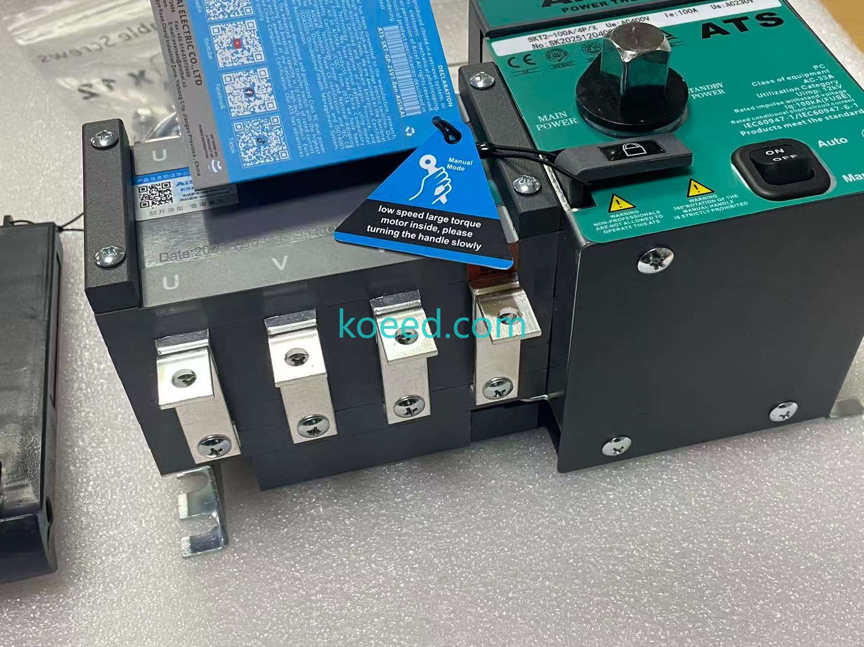 SKT2-100A/4P/X - Product View