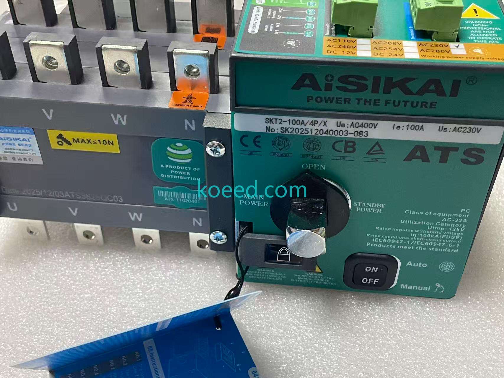 SKT2-100A/4P/X - Product View