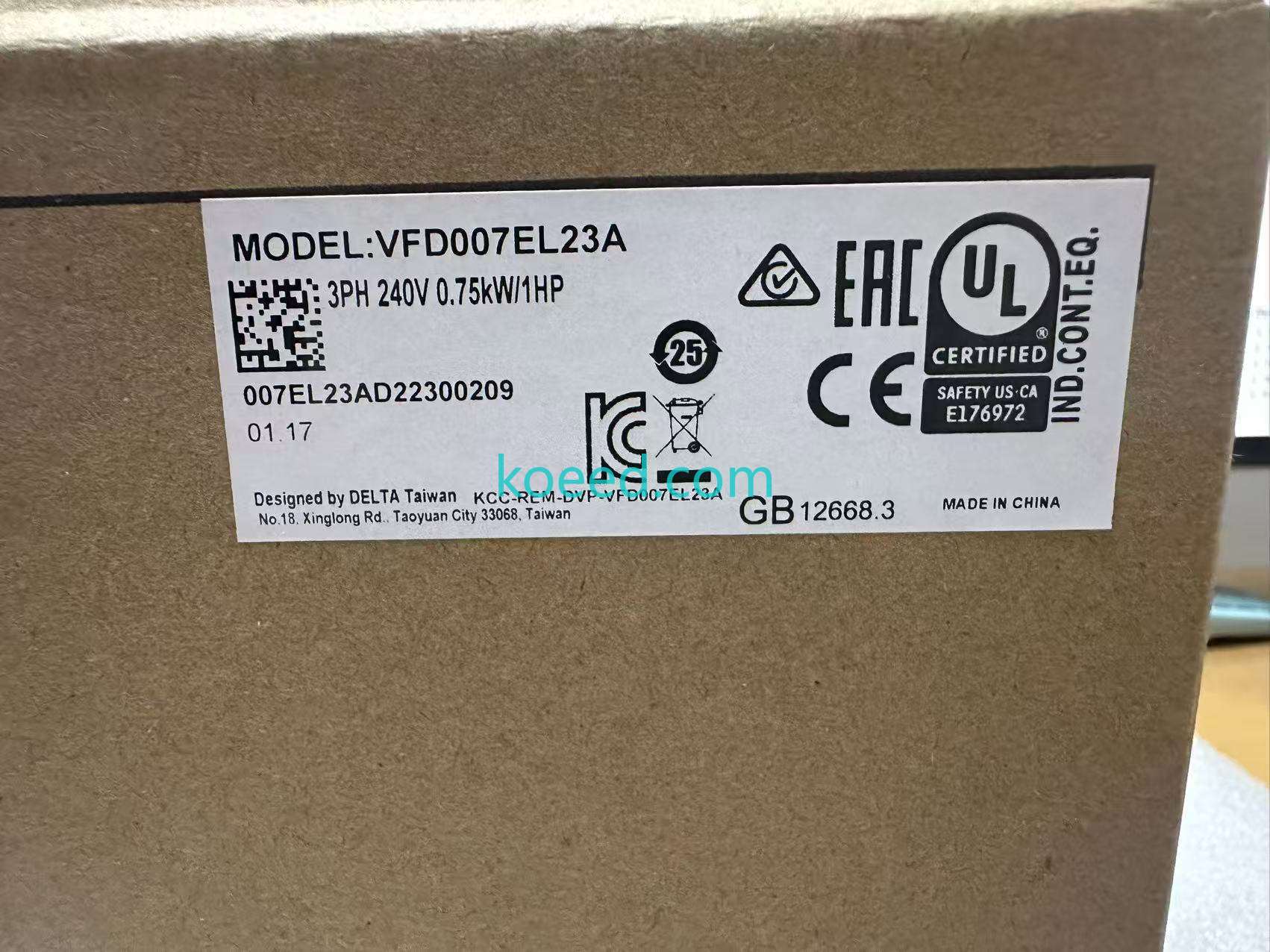 VFD007EL23A - Product View