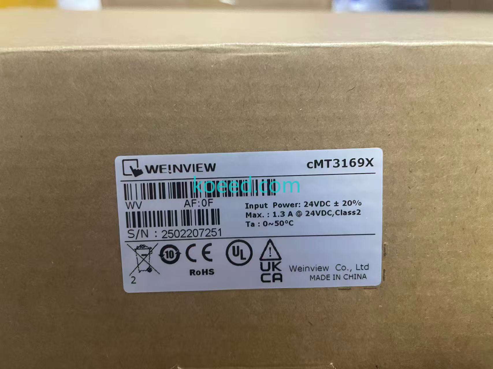 Weinview cMT3169X industrial application